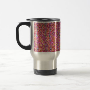 Térmica Caneca "Crocheted", Colunas de outono Brilhante