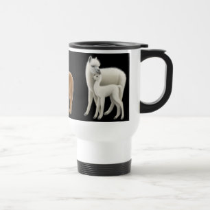 Térmica Caneca da família da alpaca