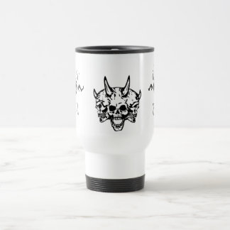 Térmica Caneca da fúria e da frustração do crânio