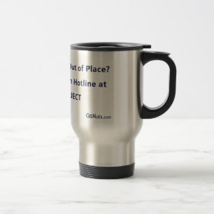 Térmica Caneca da linha de apoio ao cliente da projeção
