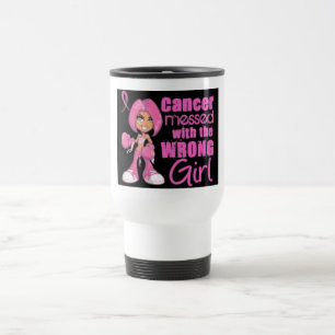 Térmica caneca da menina do cancer