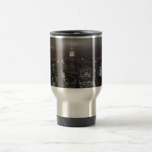 Térmica Caneca da noite de New York da arquitectura da