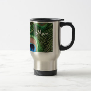 Térmica Caneca da pena do pavão para a mamã