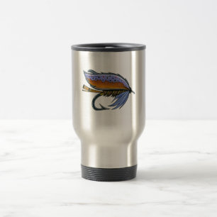 Térmica Caneca da pesca com mosca da truta