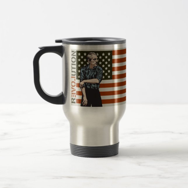 Térmica Caneca da revolução de Ron Paul (Esquerda)