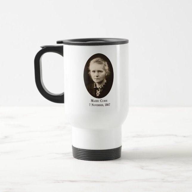 Térmica Caneca da viagem ao trabalho de Marie Curie (Esquerda)