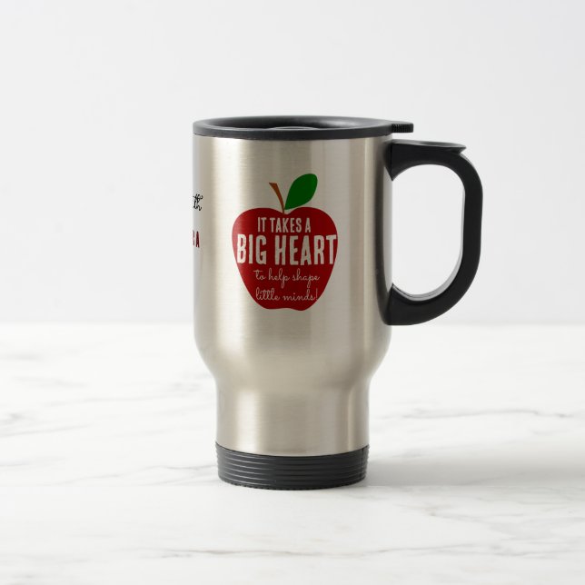 Térmica Caneca de Agradecimento ao Professor Apple Aposent (Direita)