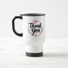 Térmica Caneca de Agradecimento Elegante | Belo Presente d