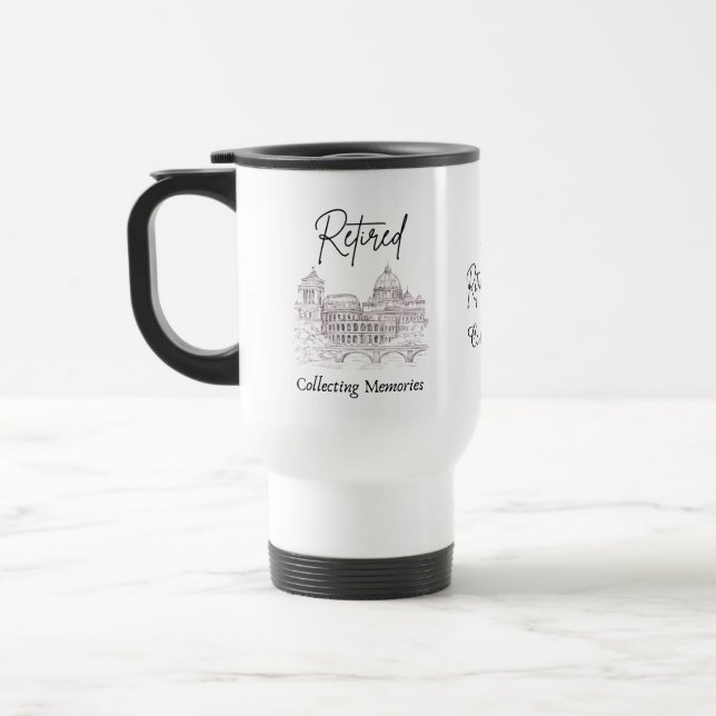 Térmica Caneca de Aposentadoria para Viajantes (Esquerda)