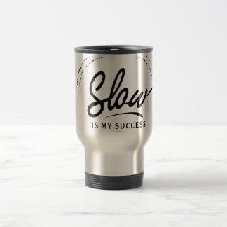 Térmica Caneca de Arte de Vivência Lenta Preto e Branco Mi