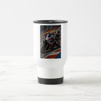 Térmica Caneca de Arte em Mosaico Superbike Racing Apex