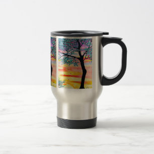 Térmica Caneca de árvore arte infantil