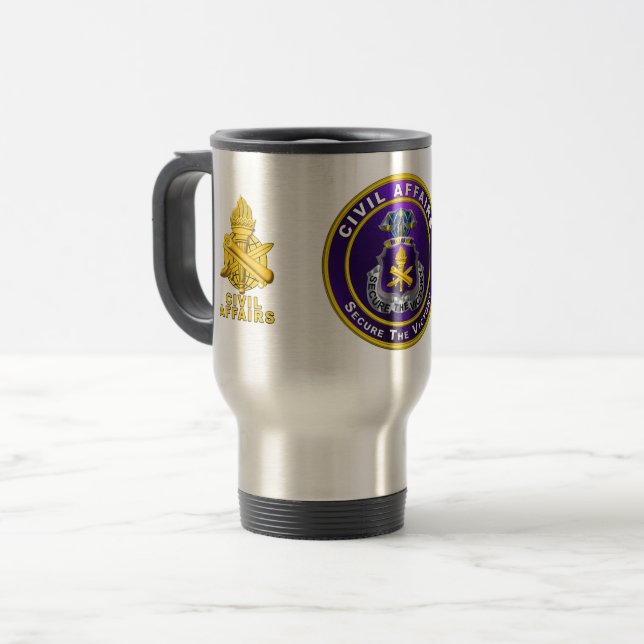Térmica Caneca de Assuntos Civis (Frente Esquerda)
