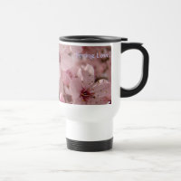 Caneca de Café Amor de Primavera Flores de Árvore