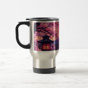 Térmica Caneca de Café Anime Flor de Cerejeira