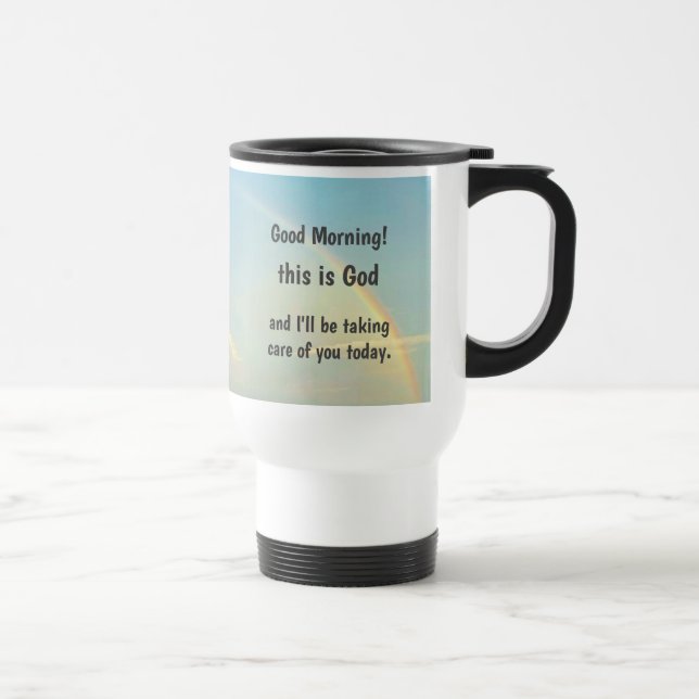 Térmica Caneca de café "Bom dia, este é Deus" (Direita)