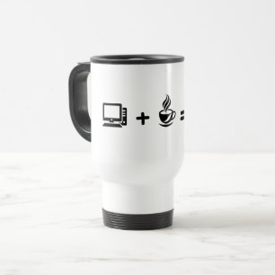 Térmica Caneca de café com código de programador engraçado