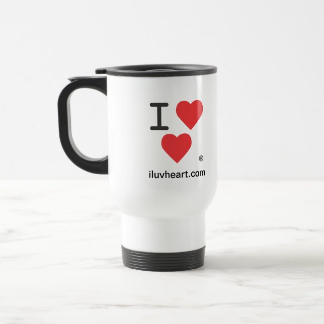 Térmica Caneca de café com punho preto (Esquerda)