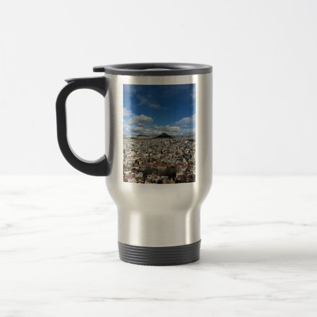 Térmica Caneca de café da cidade grega (Esquerda)