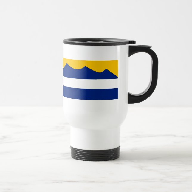 Térmica Caneca de café da cordilheira da bandeira de (Direita)