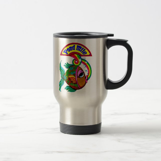 Térmica Caneca de café da milha da lagoa (Direita)