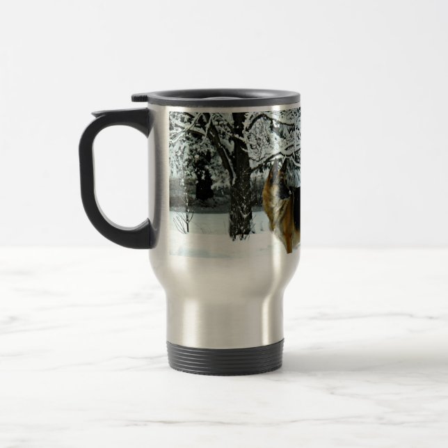 Térmica Caneca de café da viagem ao trabalho do german (Esquerda)