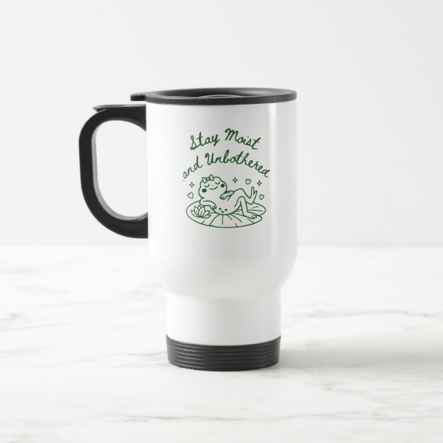 Térmica Caneca de Café de Rã Engraçada Presente (Esquerda)
