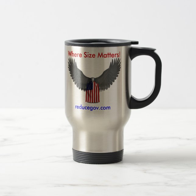 Térmica caneca de café de Reducegov.com onde o tamanho (Direita)