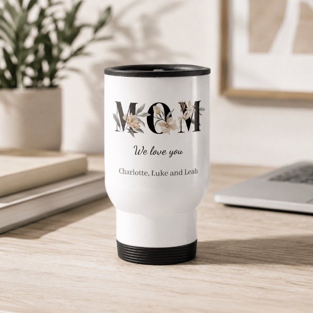 Térmica Caneca de Café de Viagem Personalizada para Mãe co (Criador carregado)