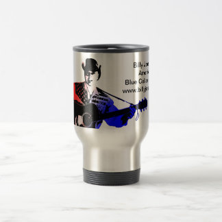 Térmica Caneca de café do patriota do colarinho azul do