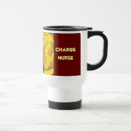 Térmica Caneca de Café Enfermeira Chefe Flores de Tulipa A