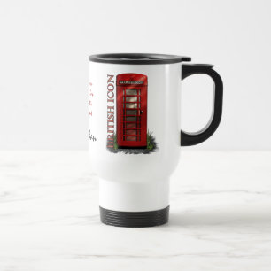 Térmica Caneca de café feita sob encomenda vermelha