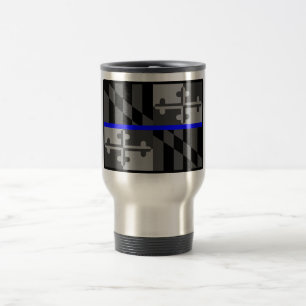 TÉRMICA CANECA DE CAFÉ FINA DA BANDEIRA DO ESTADO DE BLUE