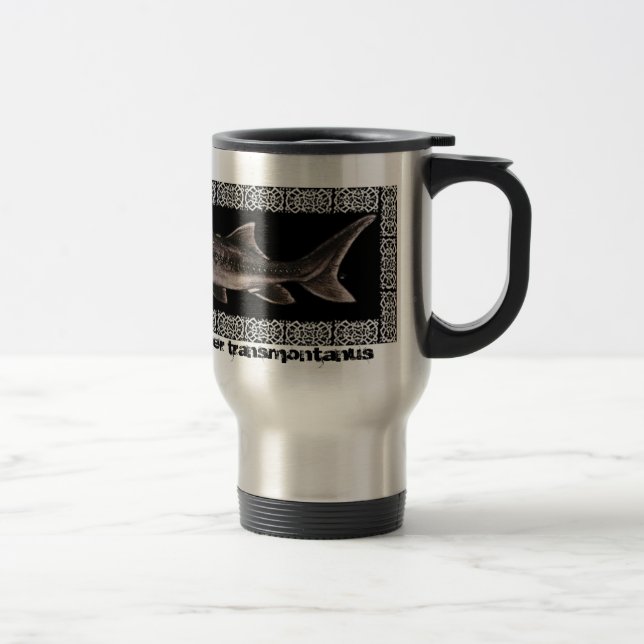 Térmica Caneca de café inoxidável - esturjão branco (Direita)
