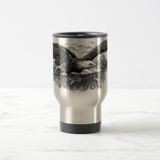 Térmica Caneca de Café LIBERDADE Americana (Centro)