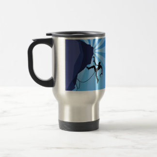 Térmica Caneca de café morna de montanhista de gelo da