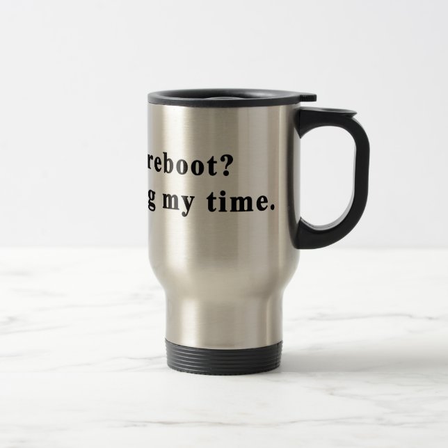 Térmica Caneca de café - personalize-a! você recarregou (Direita)