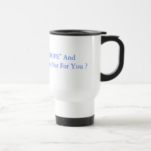 Térmica Caneca de café reusável da "ESPERANÇA" e da
