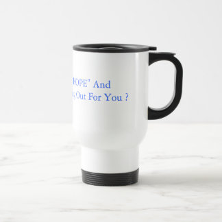 Térmica Caneca de café reusável da "ESPERANÇA" e da