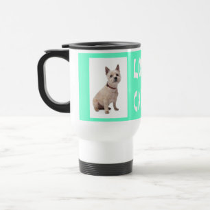 Térmica Caneca de Café Verde Esmeralda do Cachorro do Filh