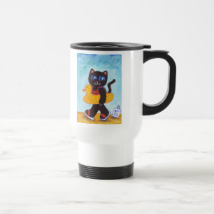 Térmica Caneca de Gato de Praia