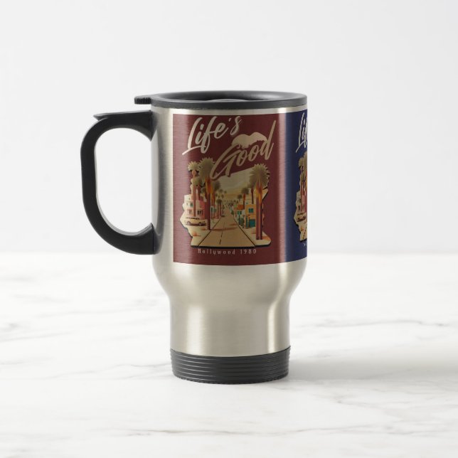 Térmica Caneca de Hollywood para a melhor vida (Esquerda)