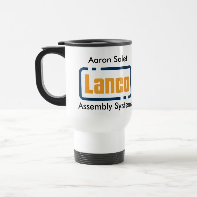 Térmica Caneca de Lanco - personalizada (Esquerda)