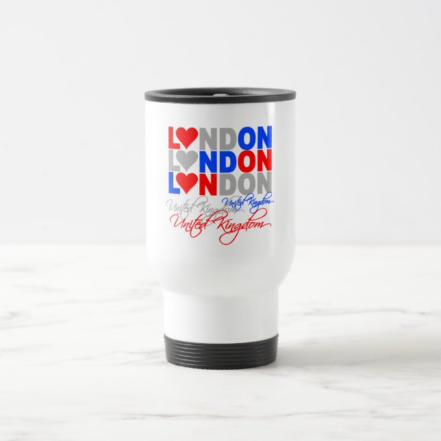 Térmica Caneca de Londres - escolha o estilo & a cor (Centro)