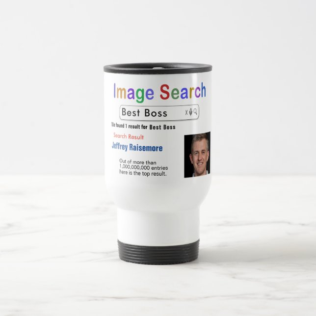 Térmica Caneca de Presente de Busca de Melhor Chefe Engraç (Centro)