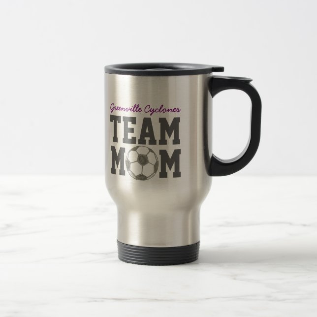Térmica Caneca de Presente para Mãe de Time de Futebol (Direita)
