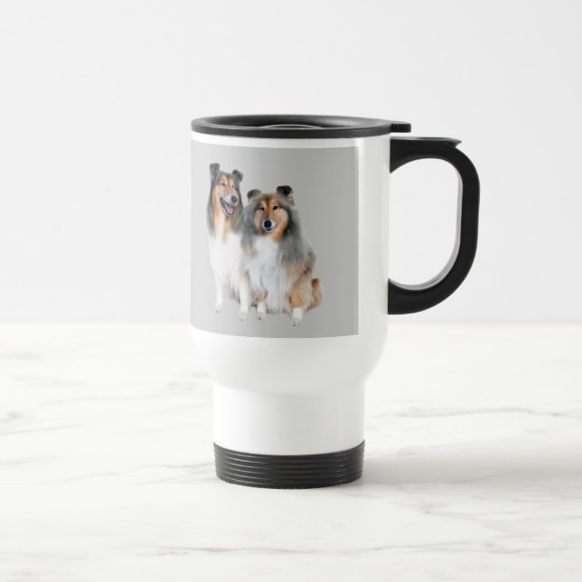 Térmica Caneca de Sheltie (Direita)