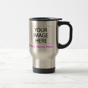Térmica Caneca de viagem: A foto do seu bebê + Nome