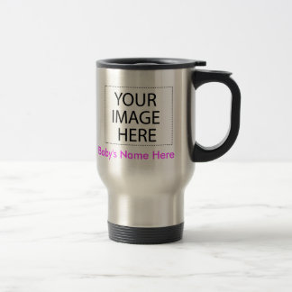 Térmica Caneca de viagem: A foto do seu bebê + Nome