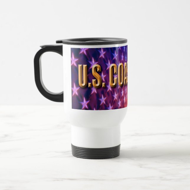 Térmica Caneca de Viagem/Comutação da USCG (Esquerda)